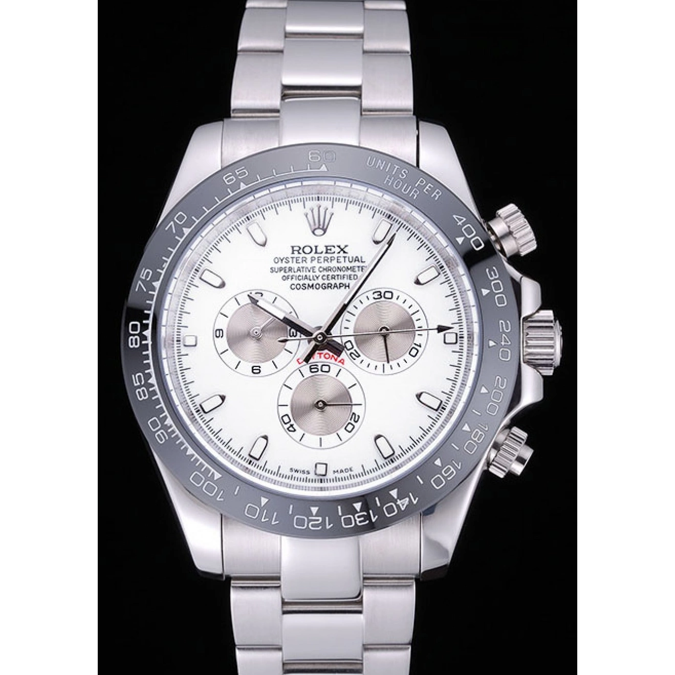 Aaa replica Bracelet 622542 Rolex Dial Stainless White Cosmograph Daytona Steel 0817